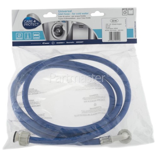 Care+Protect 2.5m Cold Water Inlet Hose Blue 10x15mm Diameter