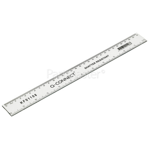 Staples Advantage Plastic Shatterproof Ruler