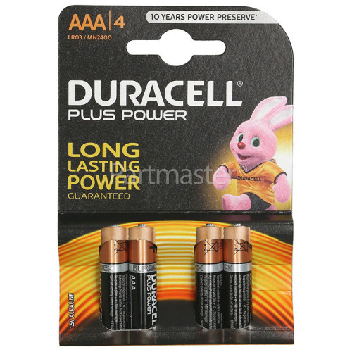 Duracell AAA Batteries (PACK4) Single Pack