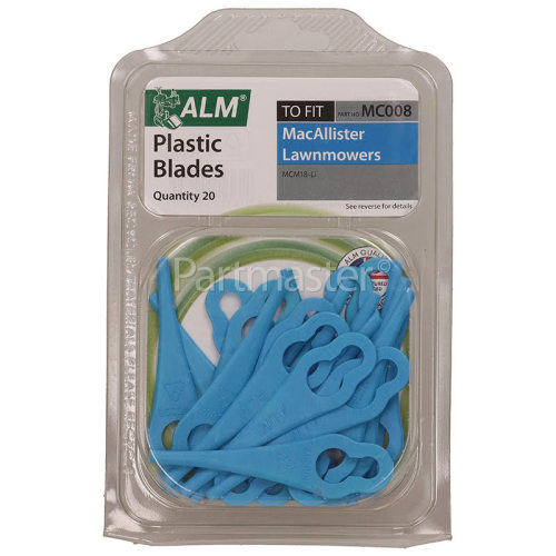 Mac Allister Plastic Blades : T/F B&Q MacAllister 18v Lawnmower MCM18-Li, MC008