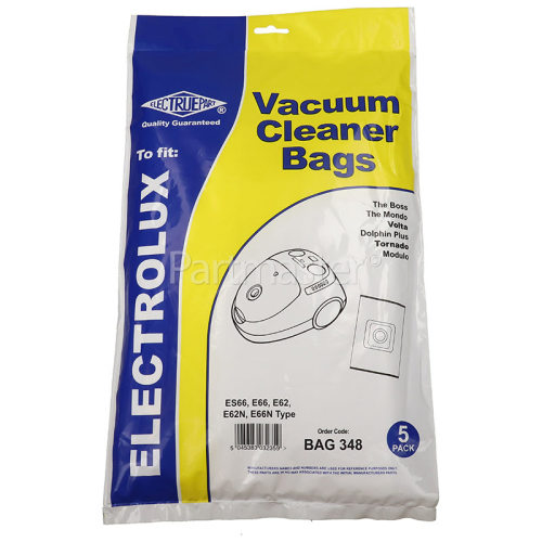 Carrefour Home ES66 Filter-Flo Synthetic Dust Bags (Pack Of 5) - BAG348