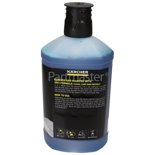 Karcher Wash & Wax Plug 'N' Clean Car Shampoo - 1 Litre