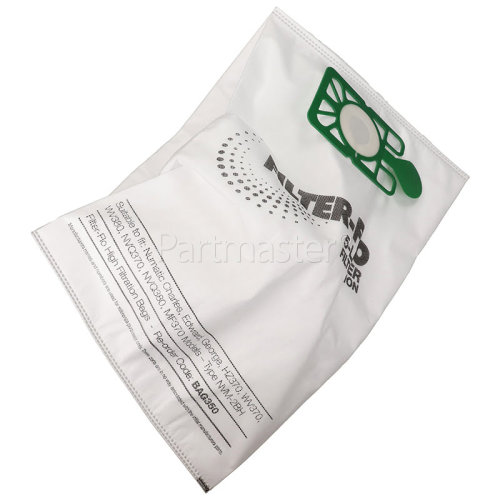 Compatible Numatic NVM-2BH Filter-Flo Synthetic Dust Bags (Pack Of 5) - BAG350