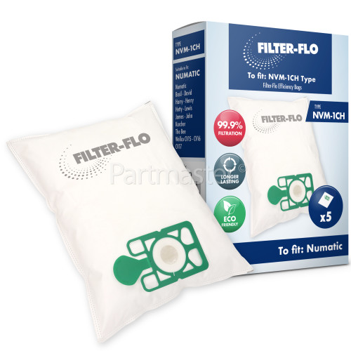 Filter-Flo Henry 200 NVM-1CH Filter-Flo Synthetic Dust Bags (Box Of 5)