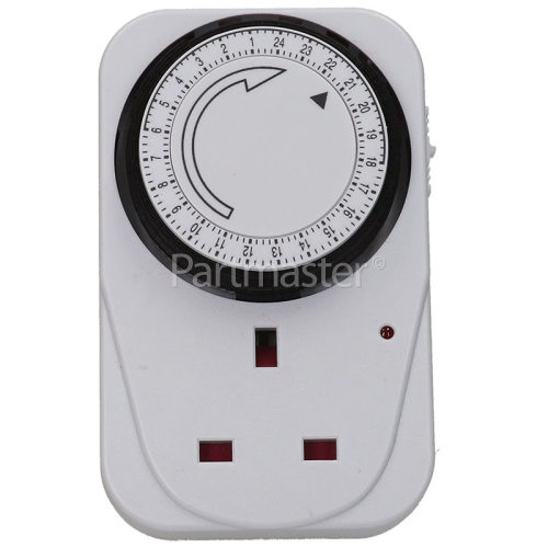 Wellco 24 Hour Plug-In Segment Timer - UK Plug