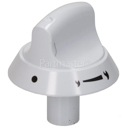 Hotpoint HAGL60P Top Oven / Grill Control Knob White www.partmaster