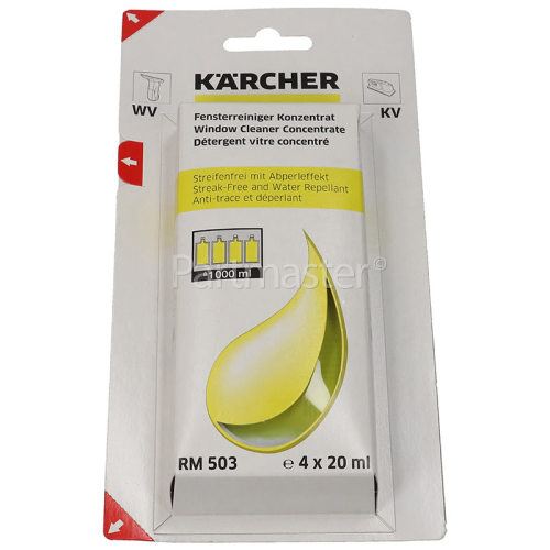 Karcher WV60 Plus Window Cleaner Concentrate - Pack Of 4