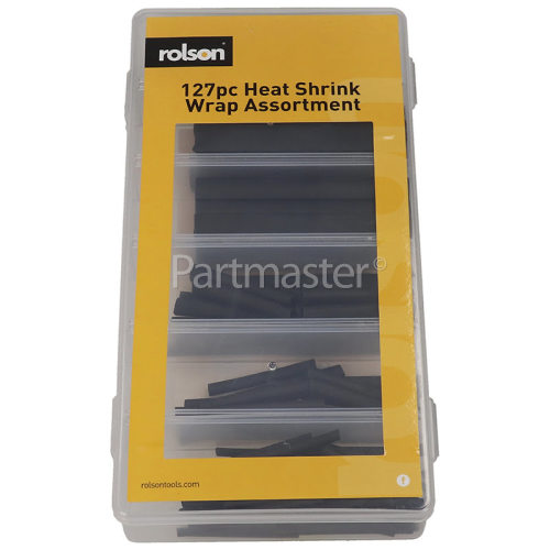 Rolson 127 Piece Assorted Heat Shrink Wrap Kit