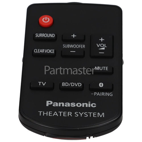 Panasonic N2QAYC000103 Theatre System Remote Control www.partmaster.co.uk