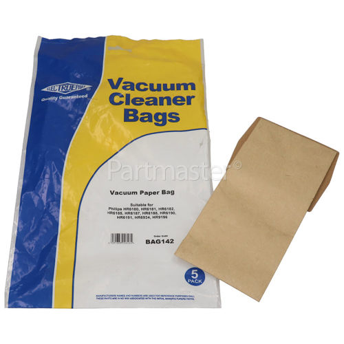 Electrue Sales Ltd. HS1426 London Impulse Dust Bag (Pack Of 5) - BAG142