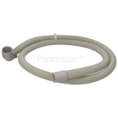 Hotpoint FDW20 P Drain Hose Straight 24MM With Right Angle End 30MM Inside Fitting Dia's.