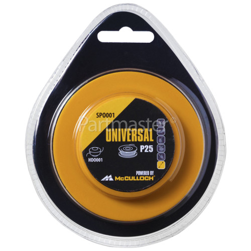 Universal Powered By McCulloch SPO001 Spool & Line