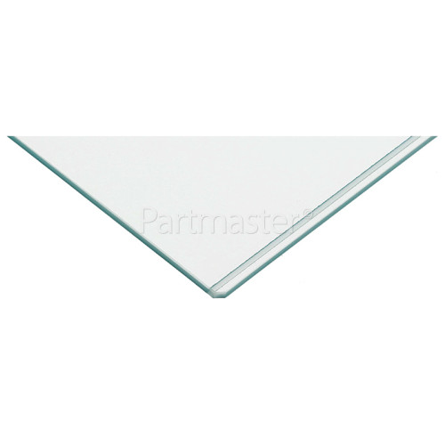 Beko CA5411FFS Fridge Upper Glass Shelf : 414x295mm