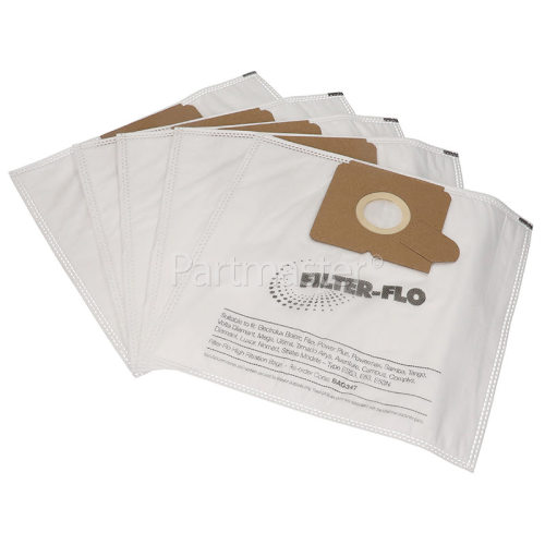 ES53 Filter-Flo Synthetic Dust Bags (Pack Of 5) - BAG347