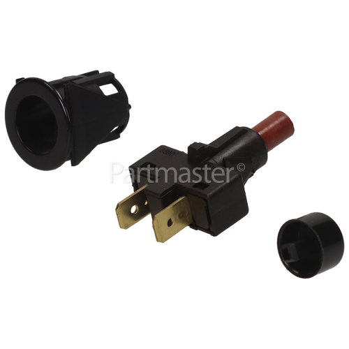 Falcon Light Push Button Switch (2tag) & Button - Black