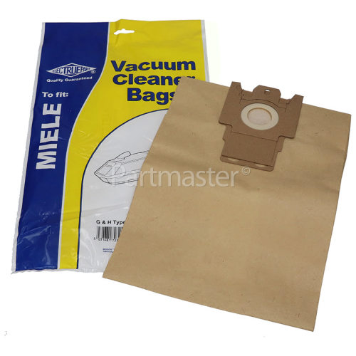 Menalux High Quality Compatible Replacement G & H Dust Bag (Pack Of 5) - BAG125