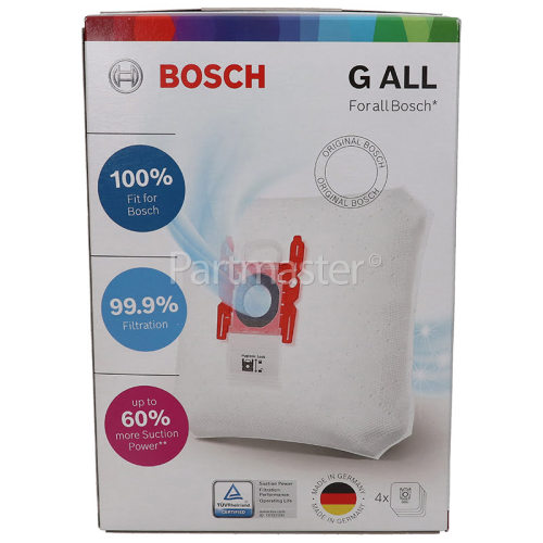 Bosch Synthetic Vacuum Dust Bag (Type G) - Pack Of 4