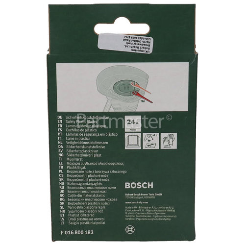 Bosch Qualcast Atco Suffolk Grass Trimmer Safety Plastic Blades (Pack Of 24) : ART26LI ART26ACCUTRIM ART26EASYTRIM