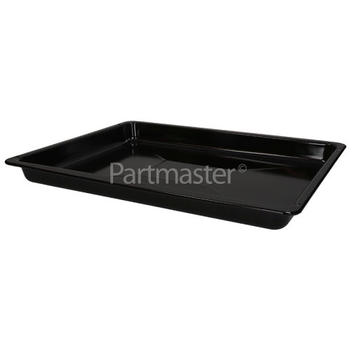 Elektra Bregenz Enamelled Grill Pan - Black : 462X372mm X 37mm Deep (Cookshop)