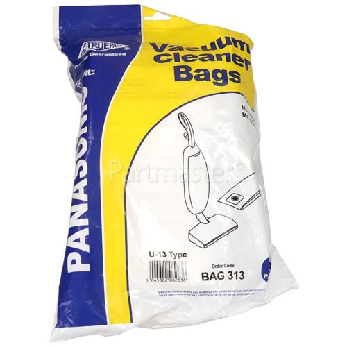 Panasonic U-13 Type Filter-Flo Synthetic Dust Bags (Pack Of 5) - BAG313