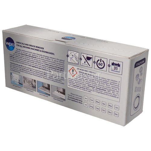 Wpro Limescale And Grease Remover (Pack Of 12) www.partmaster.co.uk