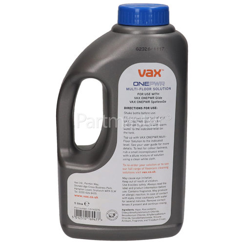 Vax ONEPWR Multi-floor Solution 1L