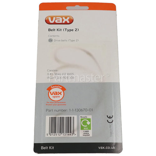 Vax VZL-501 Drive Belt (Type 2)