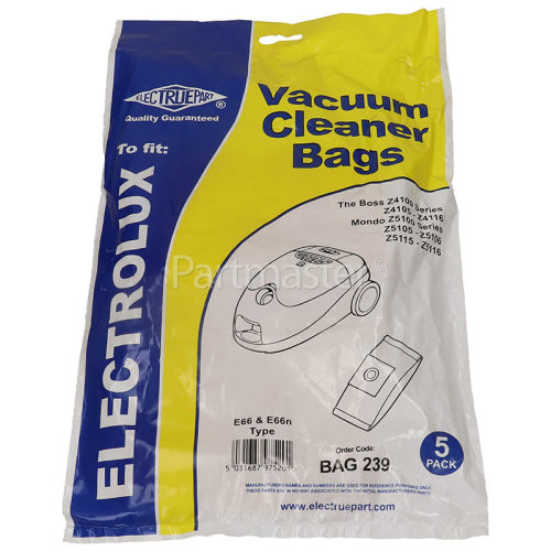 Sencor E66 Dust Bag (Pack Of 5) - BAG239