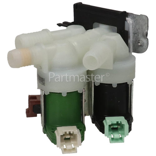 Ikea Cold Water Triple Solenoid Inlet Valve : 180Deg. With Protected (push) Connectors