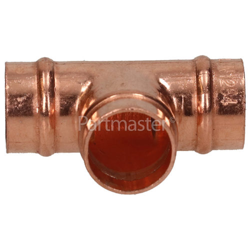 15MM Equal Tee (Copper - Solder Ring)