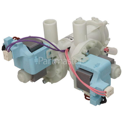 Beko Double Jet Pump / Filter Assembly : ARCELIK 2641420120 SPW185230E31P-01 220/240V 30W