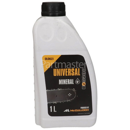 Universal Powered By McCulloch OLO023 Mineral Chain Oil - 1 Litre