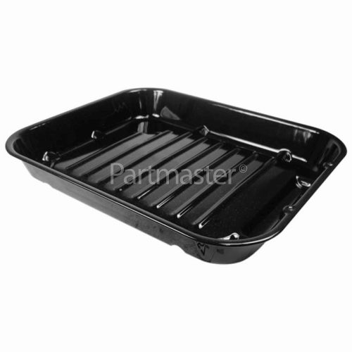 Rangemaster / Leisure / Flavel 6514 Falcon 900 Dual Fuel Nat Gas Black/Chrome Oven Meat Roasting Tin Assembly : 340x290x50mm Deep