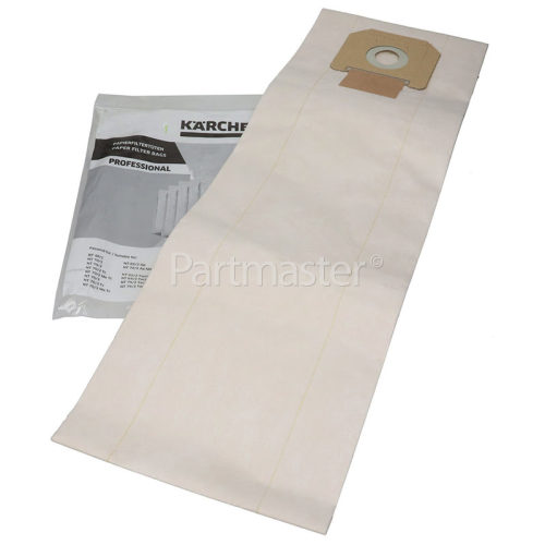 Karcher Paper Filter Dust Bags (Pack Of 5)