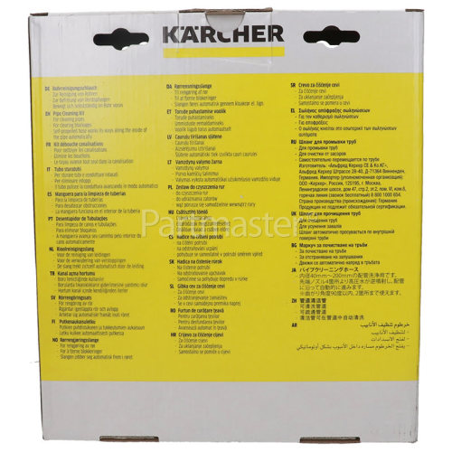 Karcher K7.85M-WB K2-K7 Drain Pipe Cleaning Hose - 15m