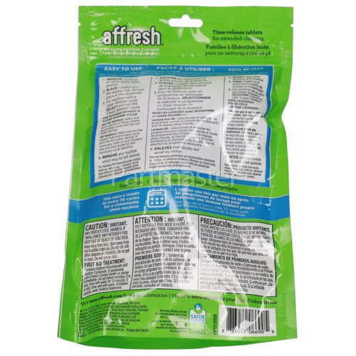 Maytag Affresh Washing Machine Cleaner (Pack Of 3) www.partmaster.co.uk