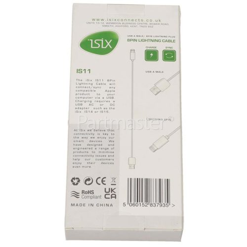 Universal iPhone 5S 1m 8 Pin Lightning Cable