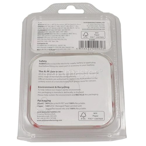 ALM BQ026 Plastic Blades (Pack Of 20)