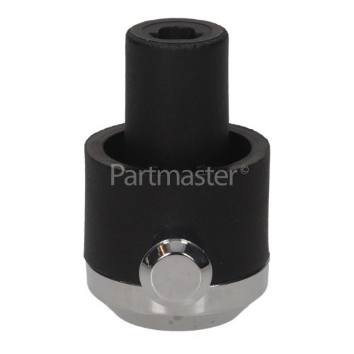 Rangemaster / Leisure / Flavel Hotplate Control Knob - Black / Chrome