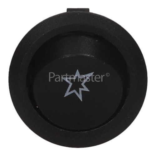 Ignition Switch - Button ; Round Black 2tag