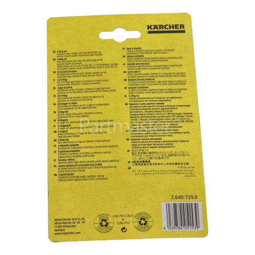 Karcher K550M Pressure Washer O-Ring Kit