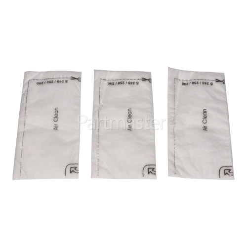 Ecoline High Quality Compatible Replacement SF-SAC Super Air Clean Vacuum Filter (Pack Of 3)