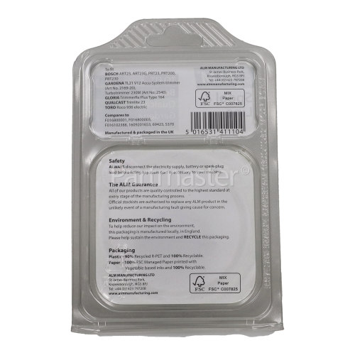 ALM BQ111 Spool And Line