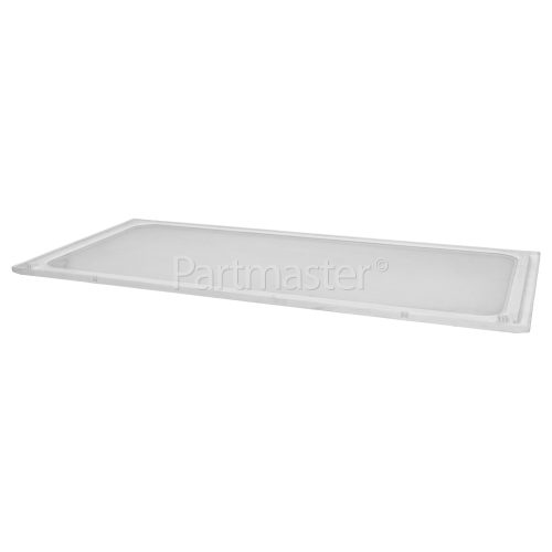 Fridge Glass Crisper Shelf Assembly : 500x225mm