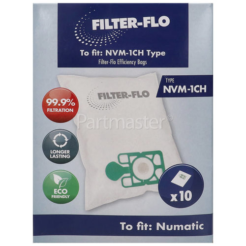 Filter-Flo Henry 200 NVM-1CH Filter-Flo Synthetic Dust Bags (Box Of 10)