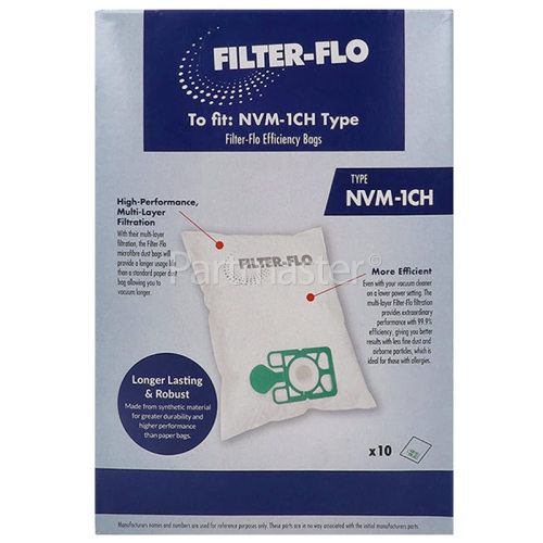 Filter-Flo Henry 200 NVM-1CH Filter-Flo Synthetic Dust Bags (Box Of 10)