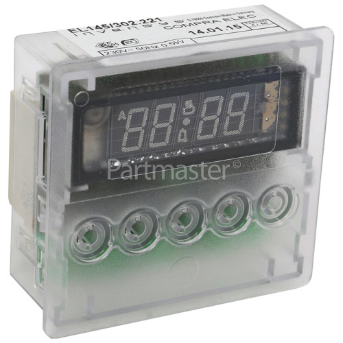 Britannia Digital 5 Button Oven Timer Assembly : Invensys EL145/302.221