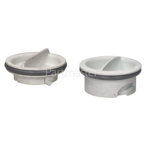 Merloni (Indesit Group) Rinse Aid Dispenser Cap (Pack Of 2)