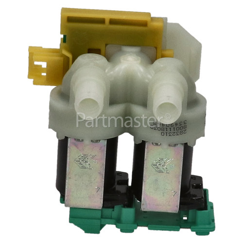 Siemens Cold Water Double Solenoid Inlet Valve : 180Deg. With 10.5 Bore Outlets