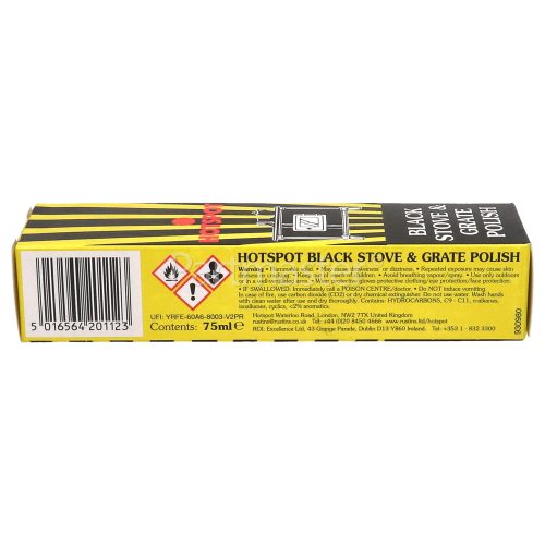 Hotspot 75ml Stove & Grate Polish Tube - Black